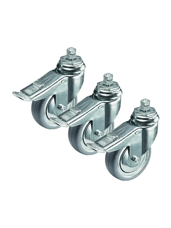 MANFROTTO 104G Set Ruote per Stativi – Attacco 100mm