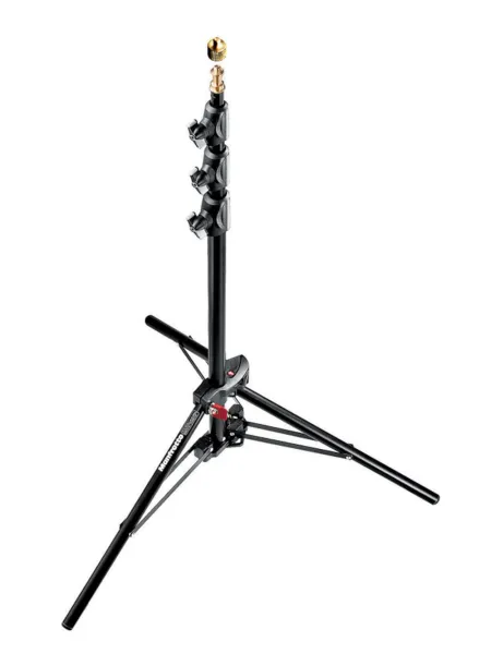 MANFROTTO 1051BAC Stativo Mini Compact Alu Nero Pneumatico