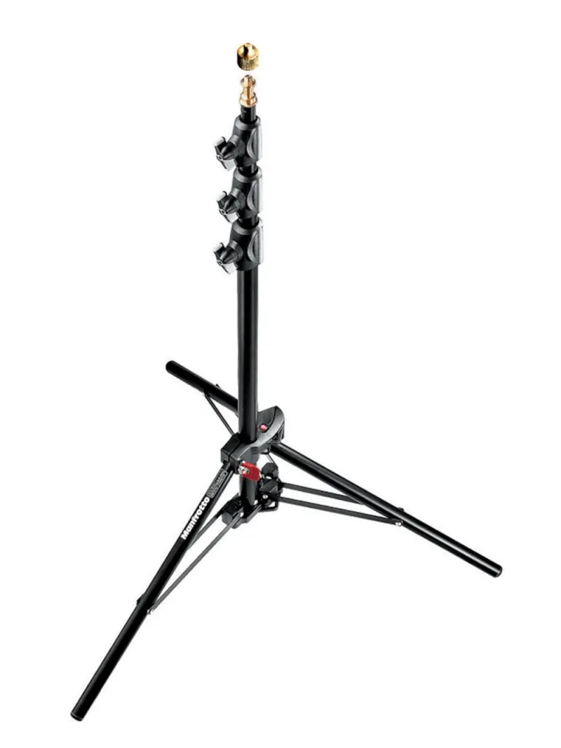 MANFROTTO 1051BAC Stativo Mini Compact Alu Nero Pneumatico