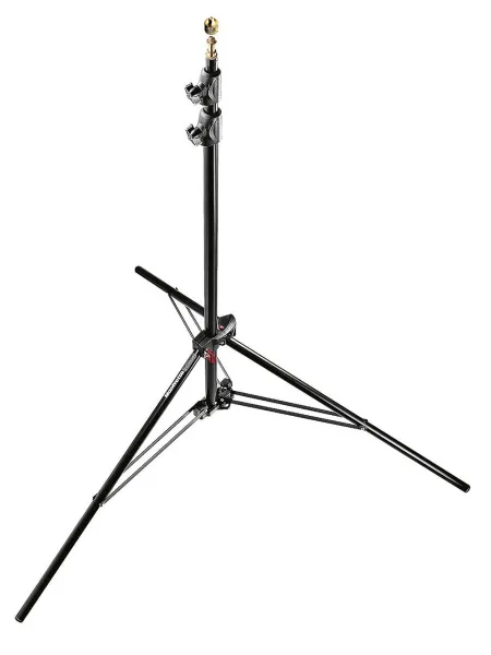MANFROTTO 1052BAC-3 Stativo Compact Alu Nero Pneumatico - Kit 3 Stativi