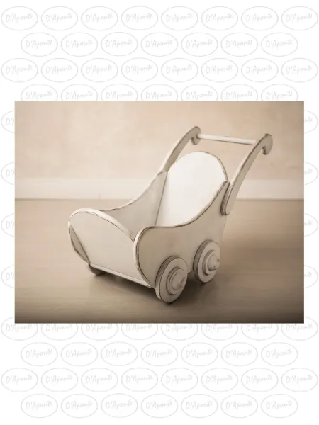 D'APONTE NEWBORN NB005 WHITE WHEELCHAIR | D'Aponte | Newborn Accessories 2