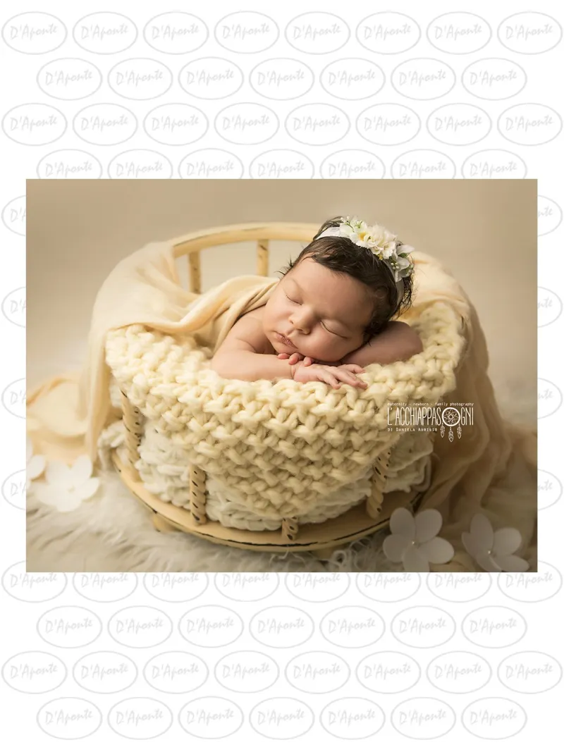 D'APONTE NEWBORN NB016 ROUND BOX | D'Aponte | Newborn Accessories