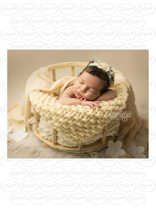 D'APONTE NEWBORN NB016 ROUND BOX | D'Aponte | Newborn Accessories