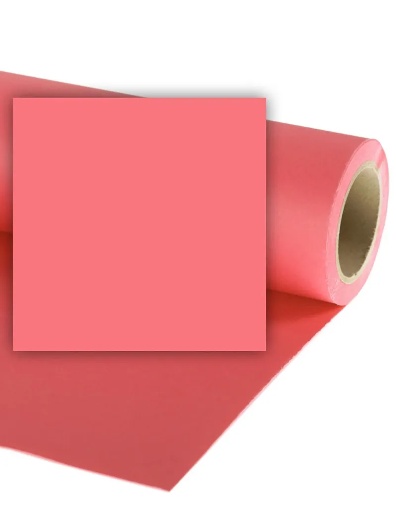 COLORAMA Paper Backdrop 1,36X11m Coral Pink | D'Aponte | Fondale in Carta 1.36x11m