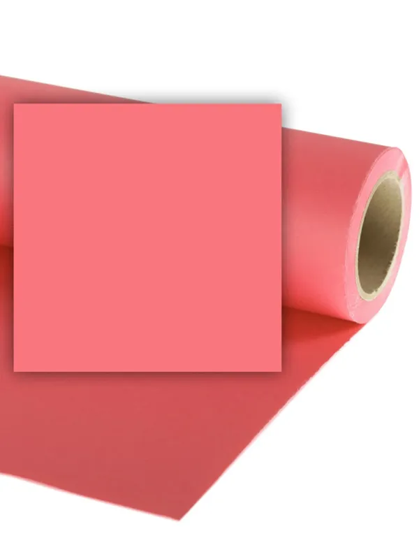 COLORAMA Paper Backdrop 1,36X11m Coral Pink | D'Aponte | Fondale in Carta 1.36x11m
