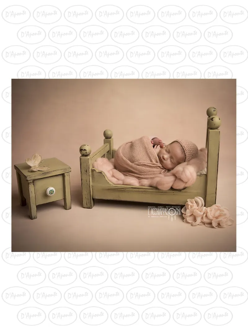 D'APONTE NEWBORN NB017 LETTINO E COMODINO